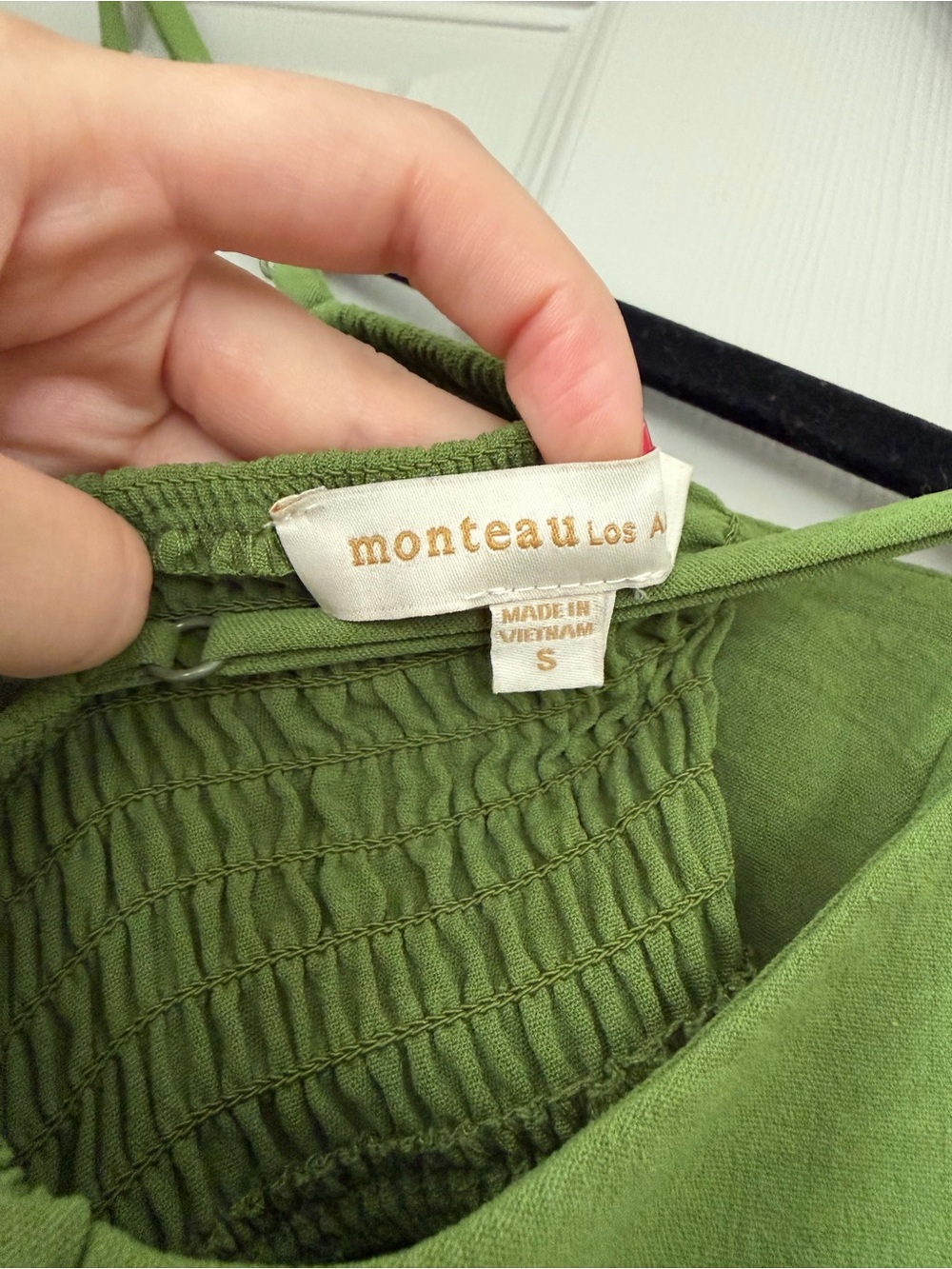 Green Spaghetti-Strap Midi Dress - Picture 3 of 3